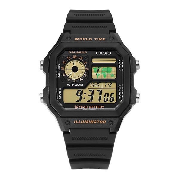 【正規品】AE-1200WH-1BVDF 男性 ウレタン時計