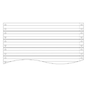 （まとめ）NBSリコー マイリサイクルフォーム701511 1P スリーライン 907510 1ケース（2000折） 2セット