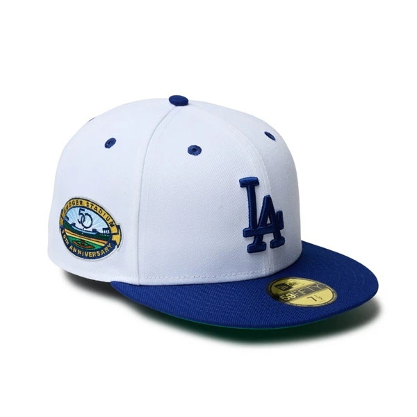 NEWERA CAP ニューエラ キャップ 59FIFTY Dodgers Pack ロサンゼルス・ドジャース ホワイト ダークロイヤルバイザー メンズ 男性 帽子 ハット 小物 国内正規品 正規取