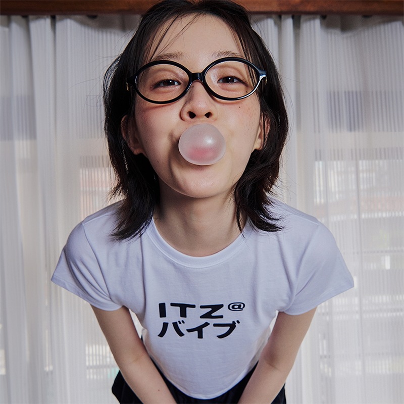 MIX LOGO CROP T SHIRT