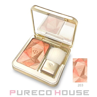 資生堂 クレドポーボーテ ルレオスールデクラ (フェイスカラー) 10g #203 サンセット ブリリアンス