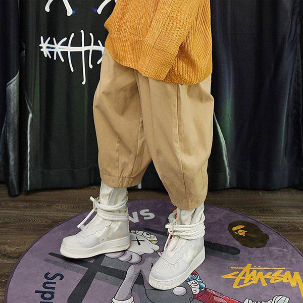 WB当日発送 メンズ ビッグサイズ 壺フィット ワイド バギーパンツ