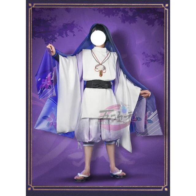 五次元　基萌　原神　コスプレ　スカラマシュ　傾奇者　散兵少年　神意PV　衣装　　ウイッグ　追加可