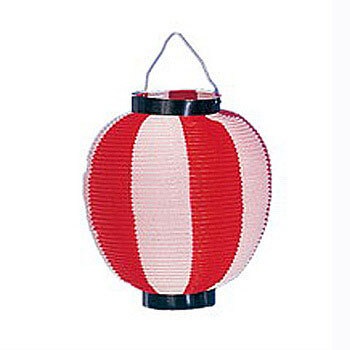 景品 子供 [10個セット] ポリ提灯中ニ色 赤/白 【 縁日 子ども会 装飾品 イベントグッズ 飾り お祭り 夏祭り 屋台 イベント用品 ちょうちん 】 5,311円