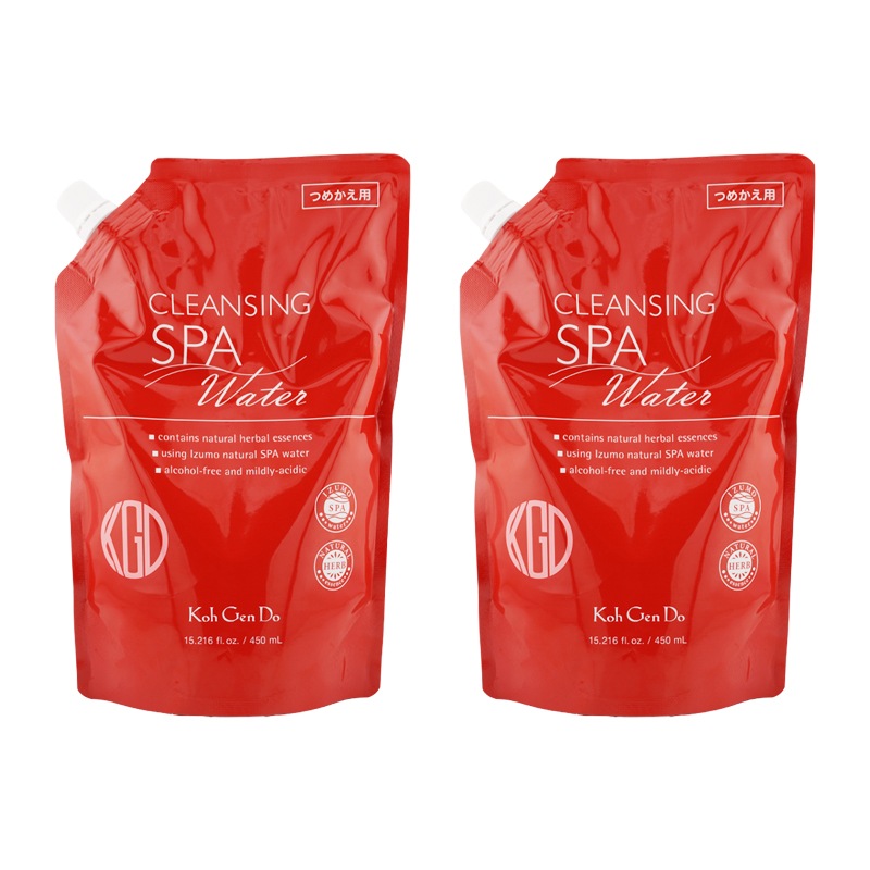 [2個セット]クレンジングウォーター 450mL つめかえ用 保湿成分 まつエク 6種のハーブエキス W洗顔不要 [ギフトラッピング対応]