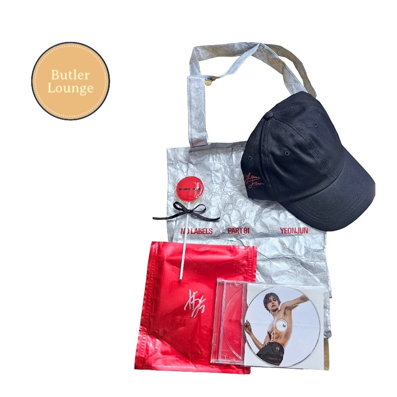 【韓国限定】TXT YEONJUN 直筆サインCD NO LABELS: PART 01 リスニングパーティー 逆サポート