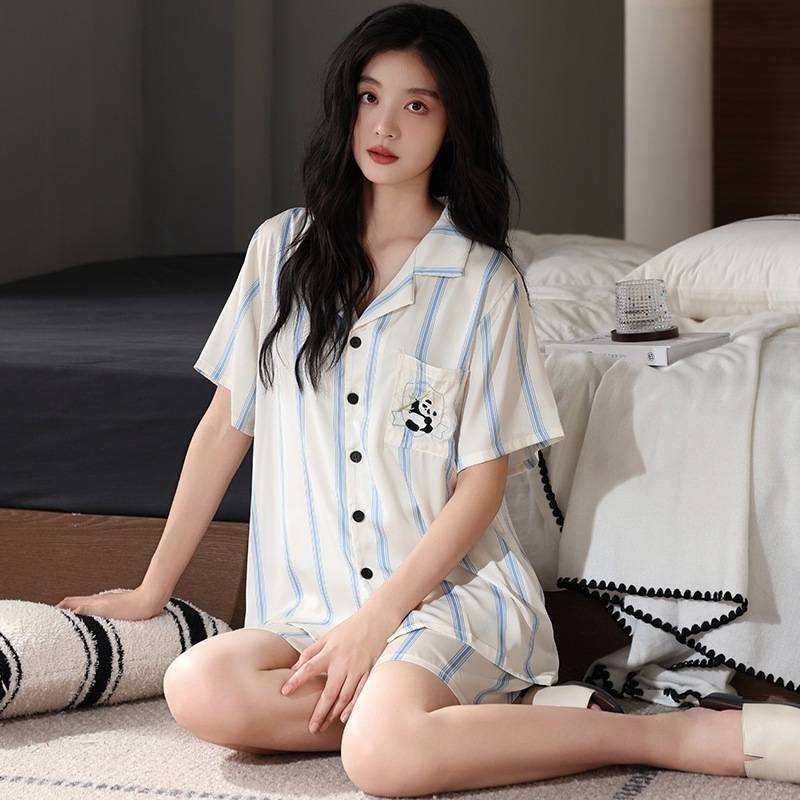 【急速発送】送.料.無.料.涼感チュール 半袖 ニットアウター パジャマ ルームウェア