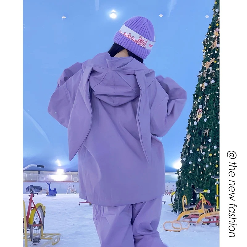 アウトドアボードスノーボードウェア女性防水通気保温通気スキー上の服装