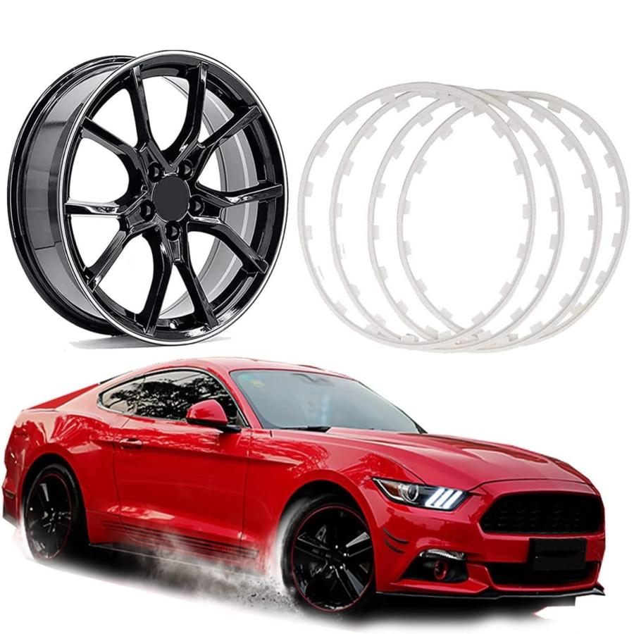 ホイールリムガード リムガード ホイール リムガード プロテクター ホイールリムプロテクター自動車改造用実用的な16-20インチ車のホイールリムプロテクタ