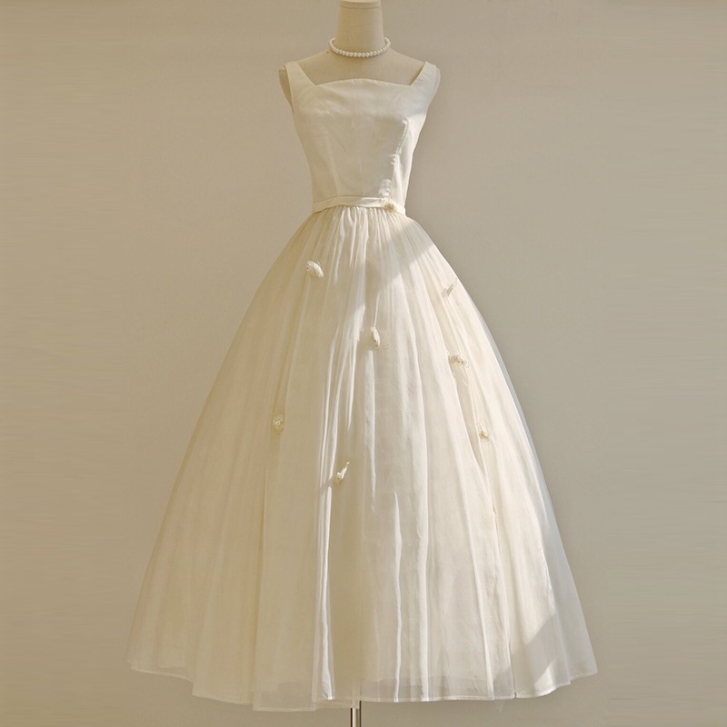 ウェディングドレス 白 結婚式 花嫁 サイズオーダーメイド可能 成人式 お呼ばれ ウェディング 演奏会 二次会 パーティードレス 前撮り ワンピース ロングドレス 77