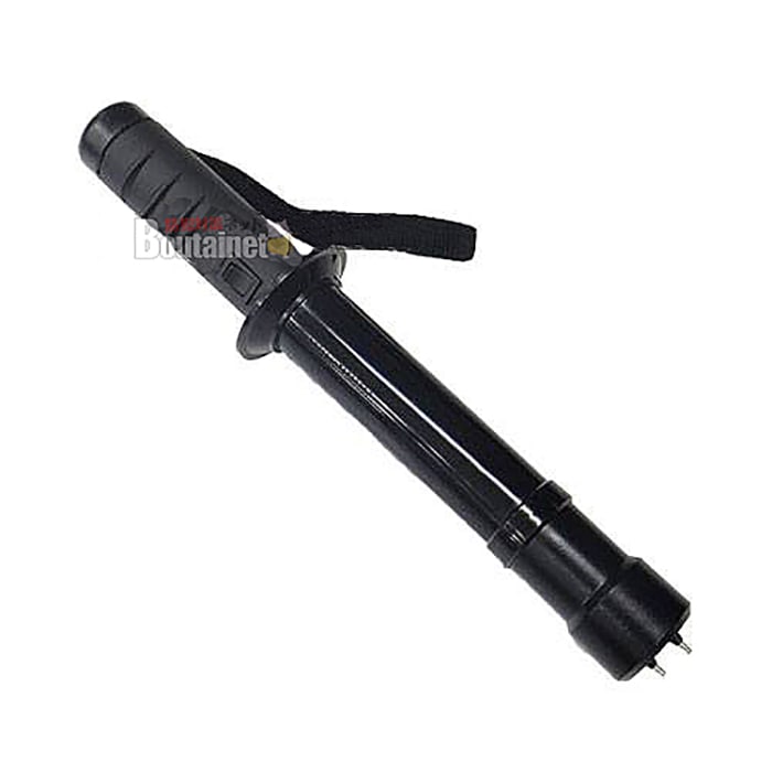 バトン型スタンガン ショート 乾電池式 37cm ホルスター 強力 スタン 警棒 バトン セキュリティ 護身 グッズ 防護 防犯 防衛 女性 護身グッズ スタンガン 護