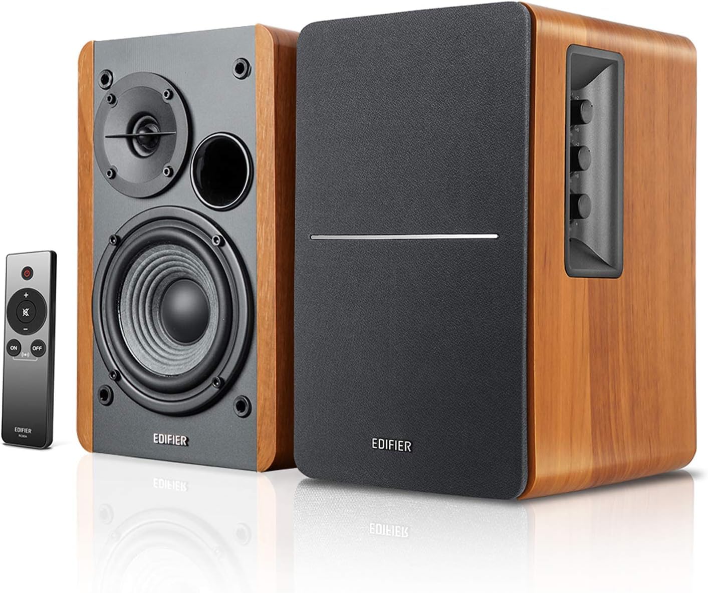 【EDIFIER直営店】Edifier R1280Ts ブックシェルフスピーカー 42W(RMS) アンプ内蔵 2WAY アクティブ スピーカー マルチメディアスタジオモニタースピーカー (サブウーフ