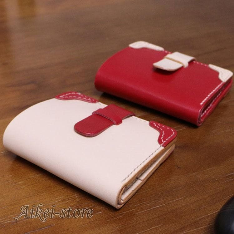 27即納セ.ー.ル!牛革 本革 二つ折り財布　レディース　財布　レザー　サイフ　ウォレット　wallet　大収納 大容量　多機能　カード入れ　コンパクト　可愛い