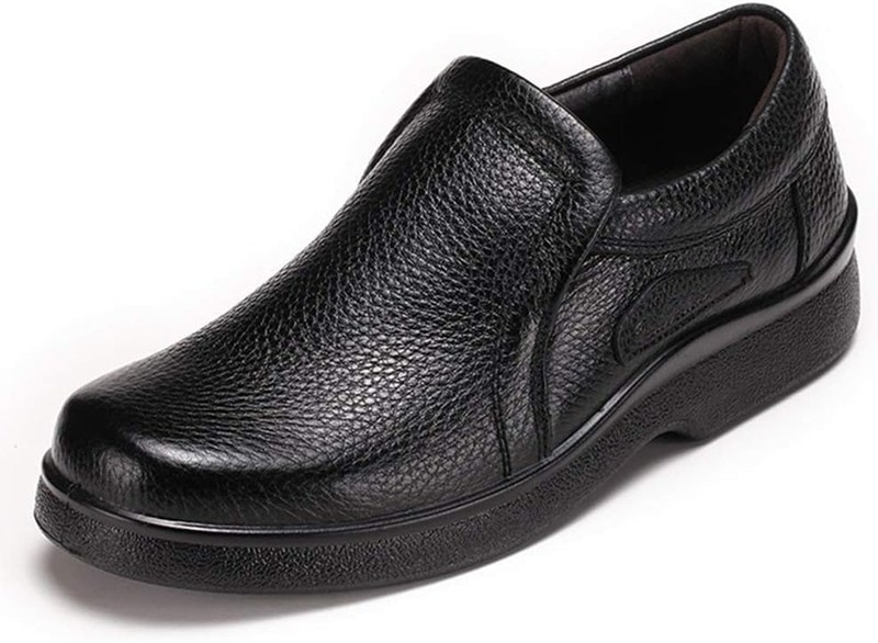大きいサイズ ビジネスシューズ メンズ スリッポン 本革 革靴 紳士靴 ウォーキングシューズ ローファー 冠婚葬祭 結婚式 通勤 黒 ブラック カジュアルシューズ 3e EEE 幅広 軽量 通気性 防