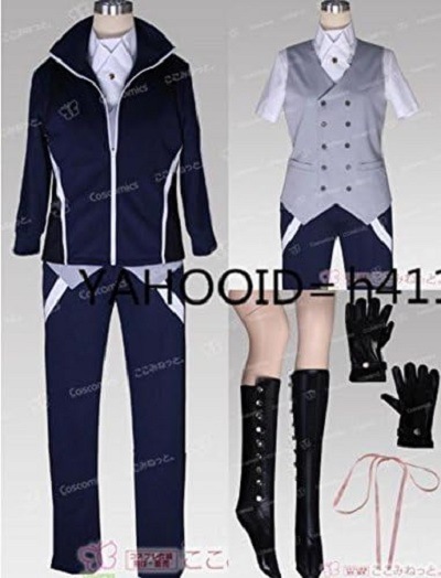 コスプレ衣装 刀剣乱舞 大般若長光【内番】服 コスプレ衣装+靴下+髪飾り風 全セット