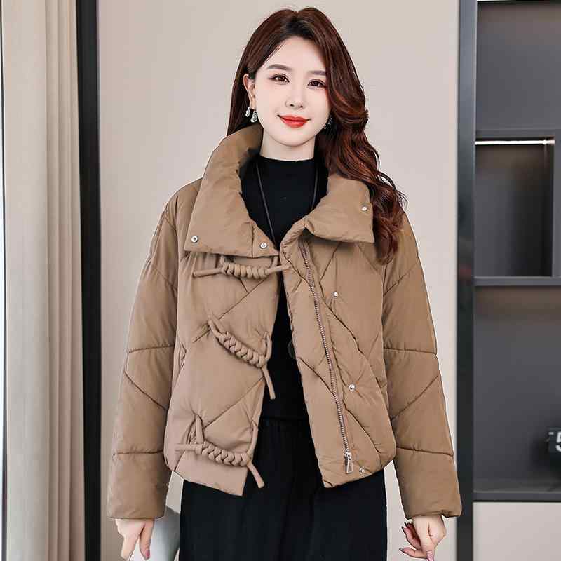 秋服 レディース ファッション オシャレ カワイイ シンプル 大人カワイイ 大きいサイズ ダウン 綿 ジャケット 冬 スタイル 厚手 暖かいコート