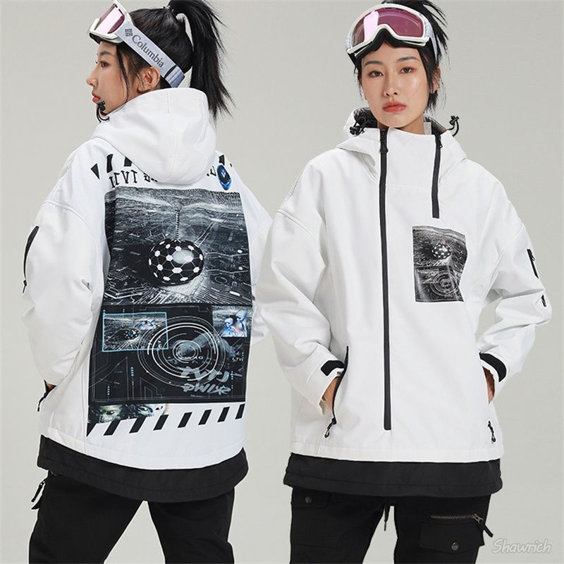 スノボ ジャケット 単品 スノボウェア スキーウェア スノーボードウェア レディース メンズ スノボーウェア ジャケット 韓国風 防水10000mm 海外通販 10,289円