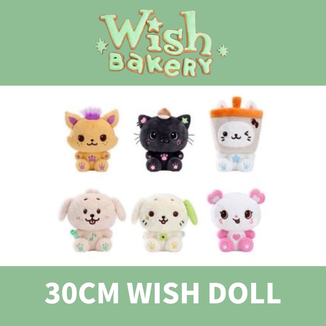【国内発送】メンバー選択 NCT WISH [ 30CM WISH DOLL ] WISH BAKERY POP UP ウィシ 公式MD