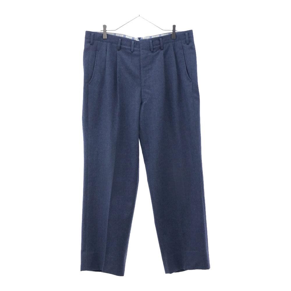 80s ロケットタロン スラックスパンツ ブルー 2タック オールド メンズ