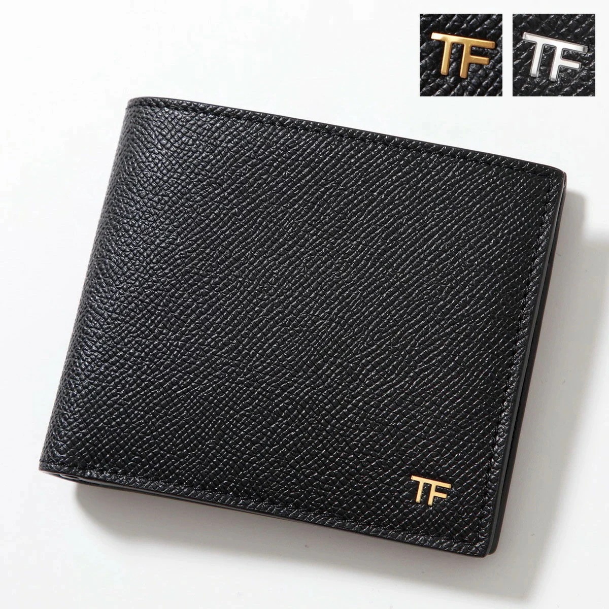 TOM FORD トムフォード 二つ折り財布 YM278 LCL081 メンズ ミニ財布 小銭入れあり レザー カラー2色