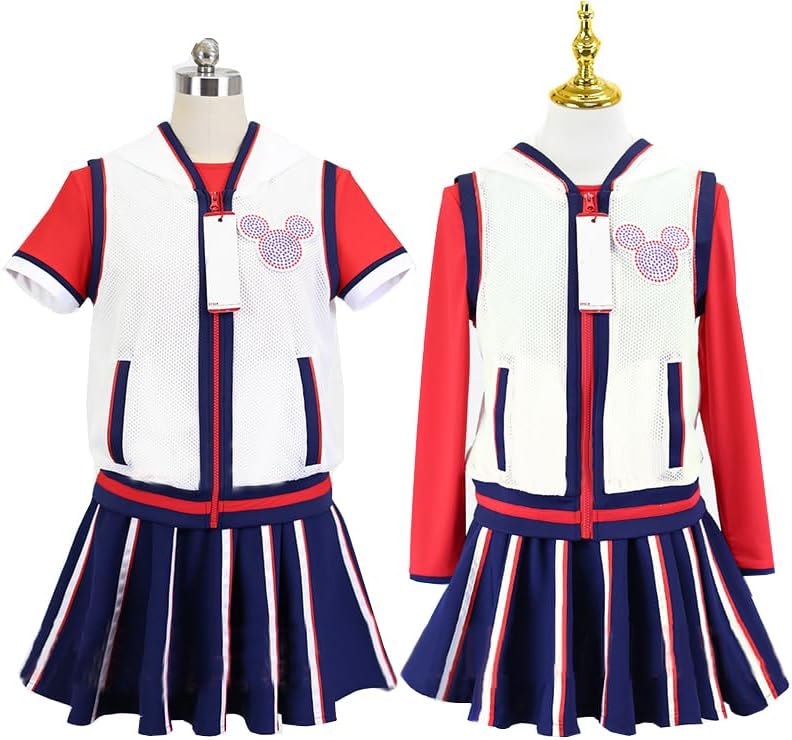 【全シリーズ発売中】 【値引き中】ジャンボリミッキー 衣装 3点セット レッツ・ダンススカートズボン コスプレ衣装 半袖長袖 男性ダンサー 女性 刺繍模様 衣装 ジャンボリミッキー コスプレ衣装 激安