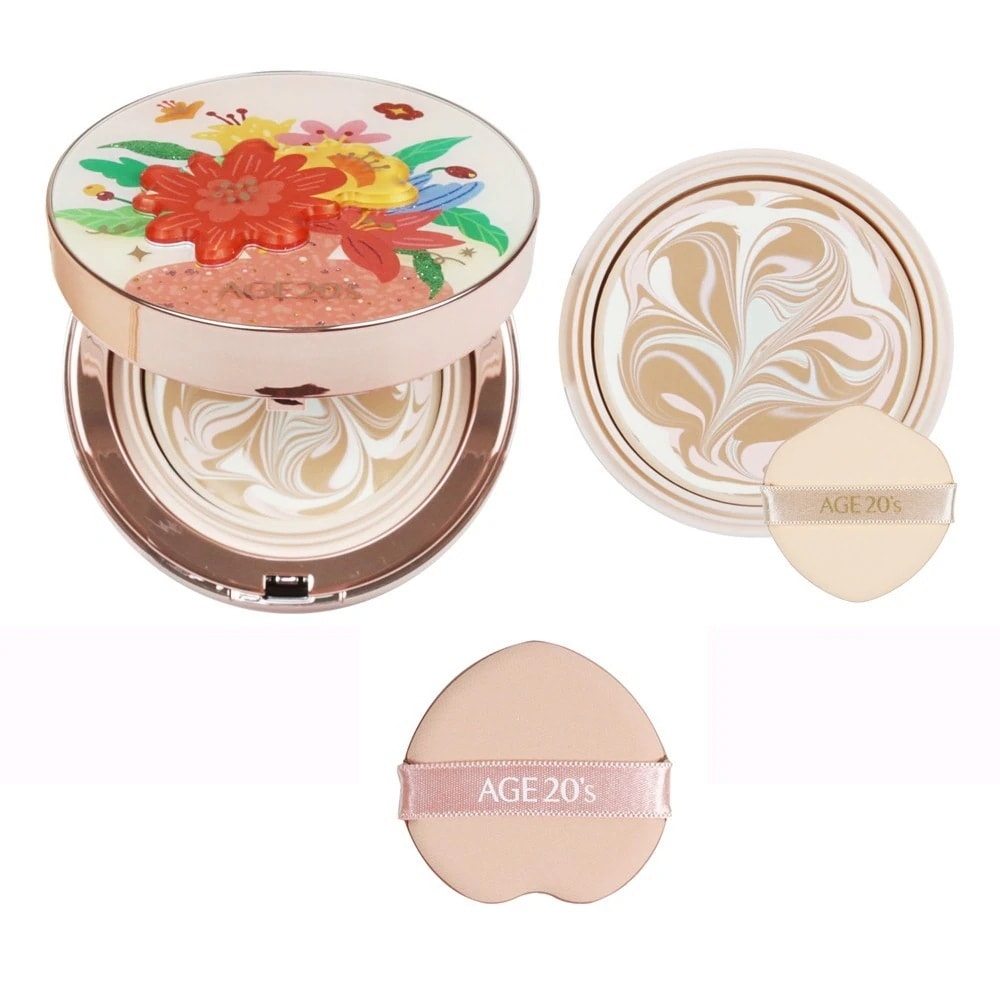 エッセンスカバー第4世代フローラエディション23号ピンクフローラ23号ピンク本品1リフィル1パフ1