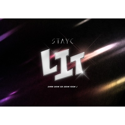 HMV特典付き STAYC LIT CD+フォトブック+パス+トレーディングカードB Ver. 初回限定盤B 新品未開封