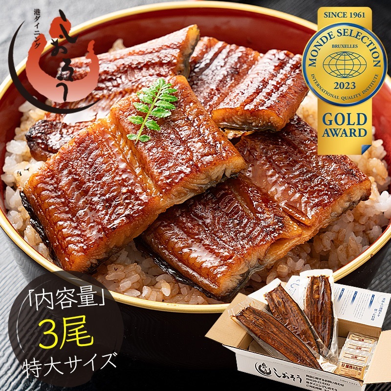 鰻 うなぎ 蒲焼き 国産 無頭 鰻蒲焼 特大サイズ 170g前後3尾 ウナギ 美味しい 大きい うなぎの蒲焼き 鰻の蒲焼 うなぎ蒲焼 ウナギ蒲焼き