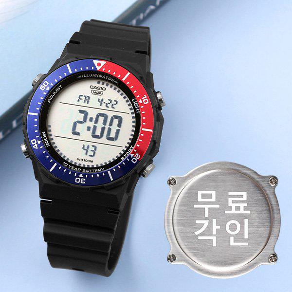 無料刻印 AE-1700H-1A2 軍人スポーツ メンズウレタン時計 d