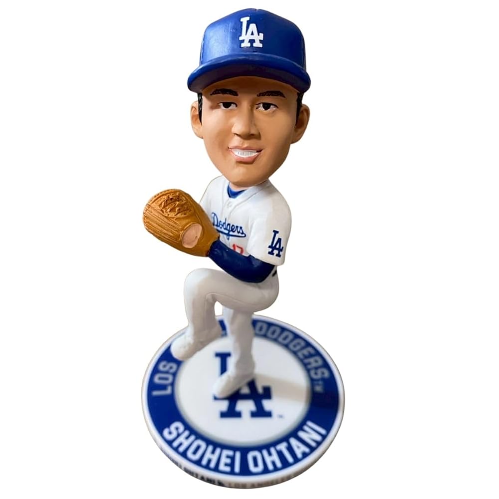 【MLB公式】大谷翔平 ボブルヘッド グッズ 限定 フィギュア ドジャース バブルヘッド FOCO (投手)
