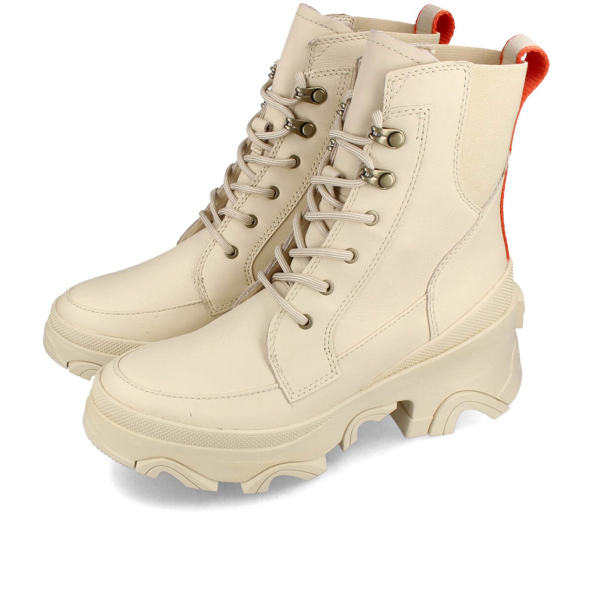 SOREL BREX BOOT LACE WP BLEACHED CERAMIC/OPTIMIZED ORANGE