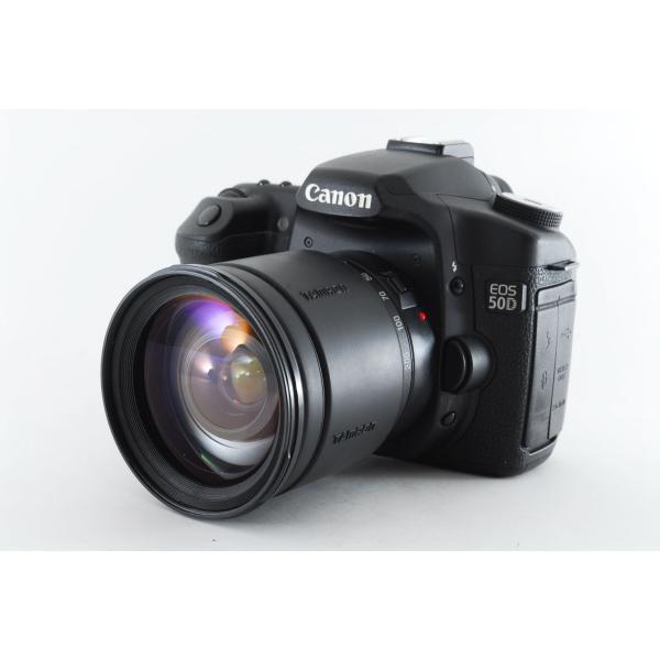 【中古】キヤノン Canon EOS 50D 高倍率レンズセット 美品 ストラップ付き
