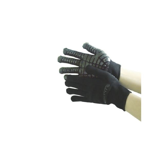 （まとめ）丸和ケミカル ピタンテ 黒 フリー 1150-BK 1双 [x10セット]