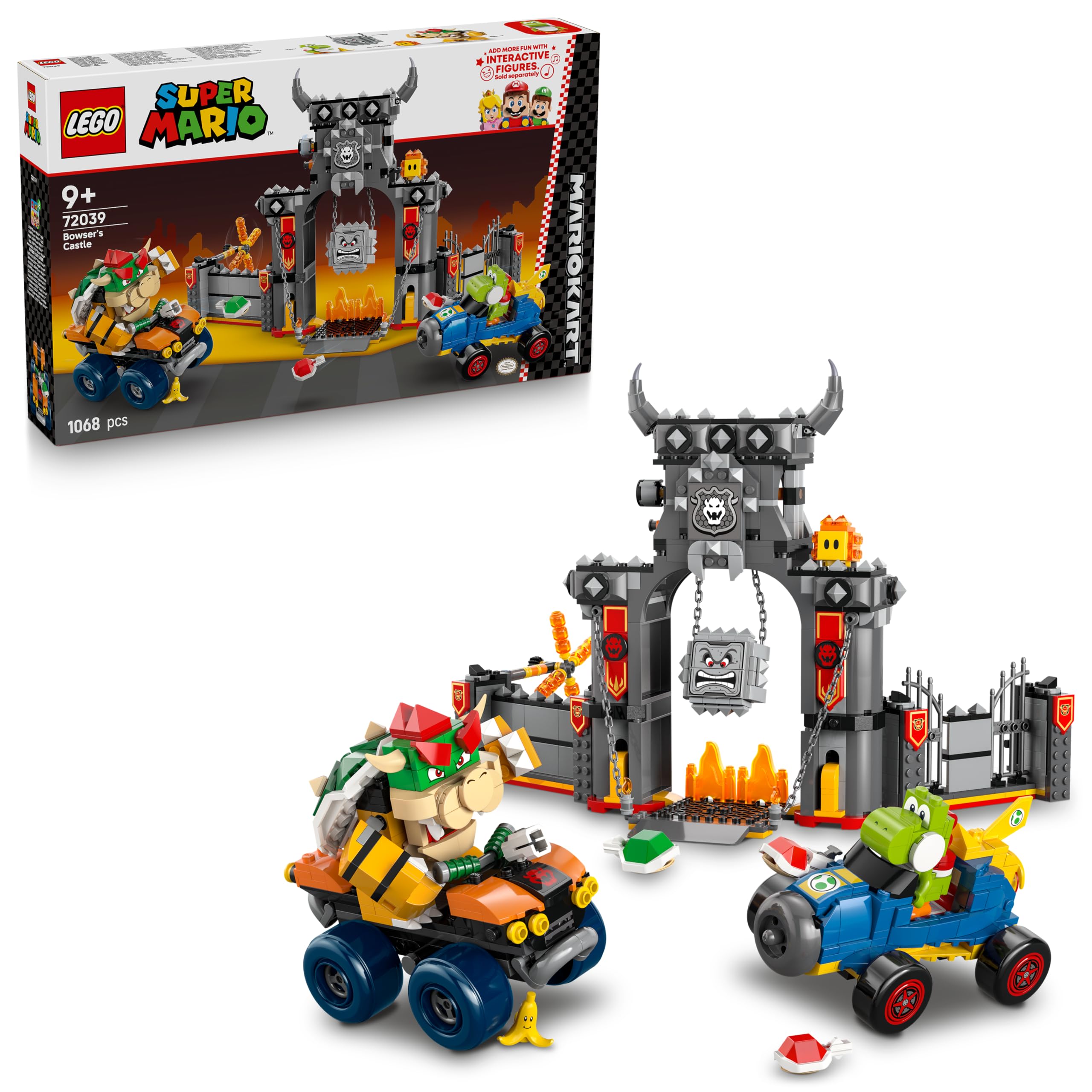 レゴ(LEGO) スーパーマリオ マリオカート(TM) クッパキャッスル おもちゃ 玩具 誕生日 プレゼント ブロック 男の子 女の子 子供 9歳 10歳 11歳 小学生 マリオ グッズ ゲーム 72