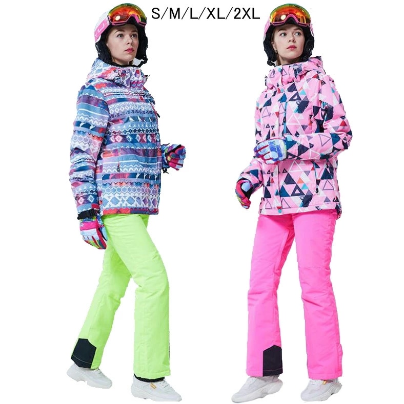 新品 セール可愛い スノーウェア ボードウェア 暖かい スノボウェア 上下セット ジャケット パンツ スキーウェア レディース スノーボードウェア スノボ ウェア サスペンダー スノーボード スノボー 9,756円