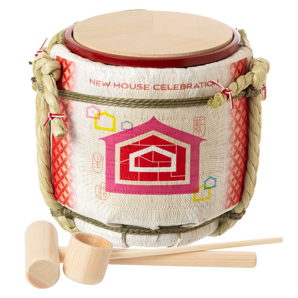 岸本吉二商店　ミニ鏡開きセット　菰樽　新生活のお祝い　マグネット式の鏡板で何度でも鏡開きが楽しめます　結婚披露宴　各種イベント　プレゼント　ギフト 8,415円