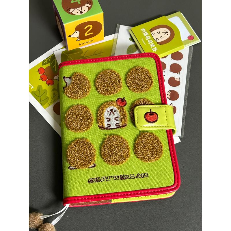 レジャーハリネズミノート日記帳刺繍入りノートブックステーショナリーセットギフトボックス 5,110円