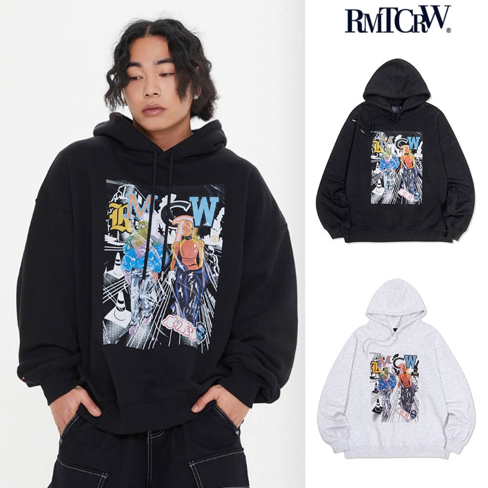 【ROMANTIC CROWN】 WALK ON GRAPHIC HOODIE