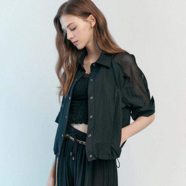 MAXZA/メッシュ/ブロック/ストリング/ジャケット