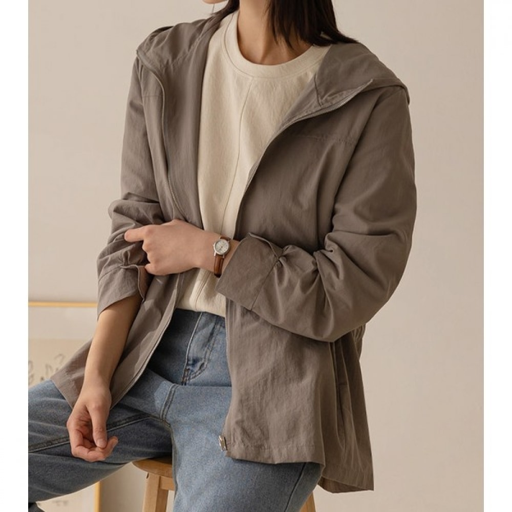 (Elysia) チューリップフード付きジャンパービッグサイズレディース服