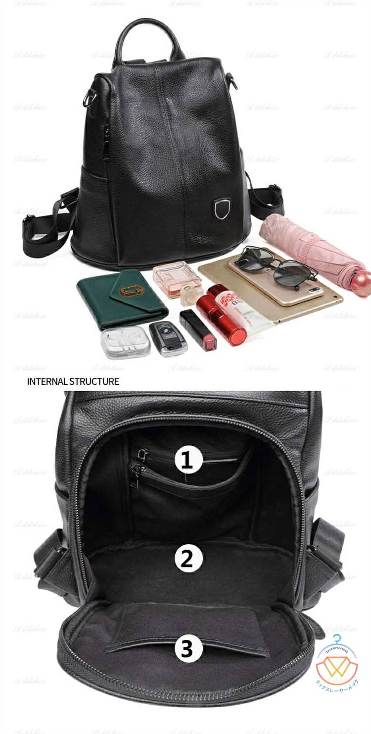 「品質良い」リュック レディースにレザー 本革 3WAY リュックサック マザーズバッグ ママバッグ 軽量 大容量 おしゃれ かわいい 防水 大人 リュック レザーリュック 通勤 通学 旅行 A4 i