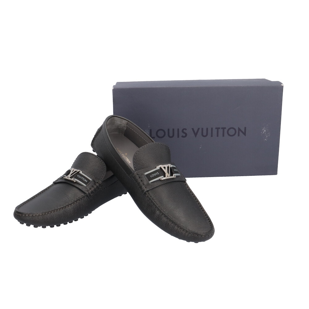 ルイヴィトン ホッケンハイムローファー タイガ ローファー レザー 1A5S41 LOUIS VUITTON 中古 美品