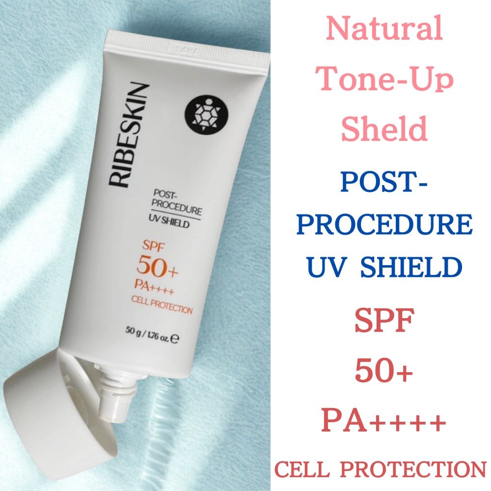 RIBESKIN UVシールドプロテクション 50g / POST-PROCEDURE UV SHIELD SPF 50+ PA++++ CELL PROTECTION 50g
