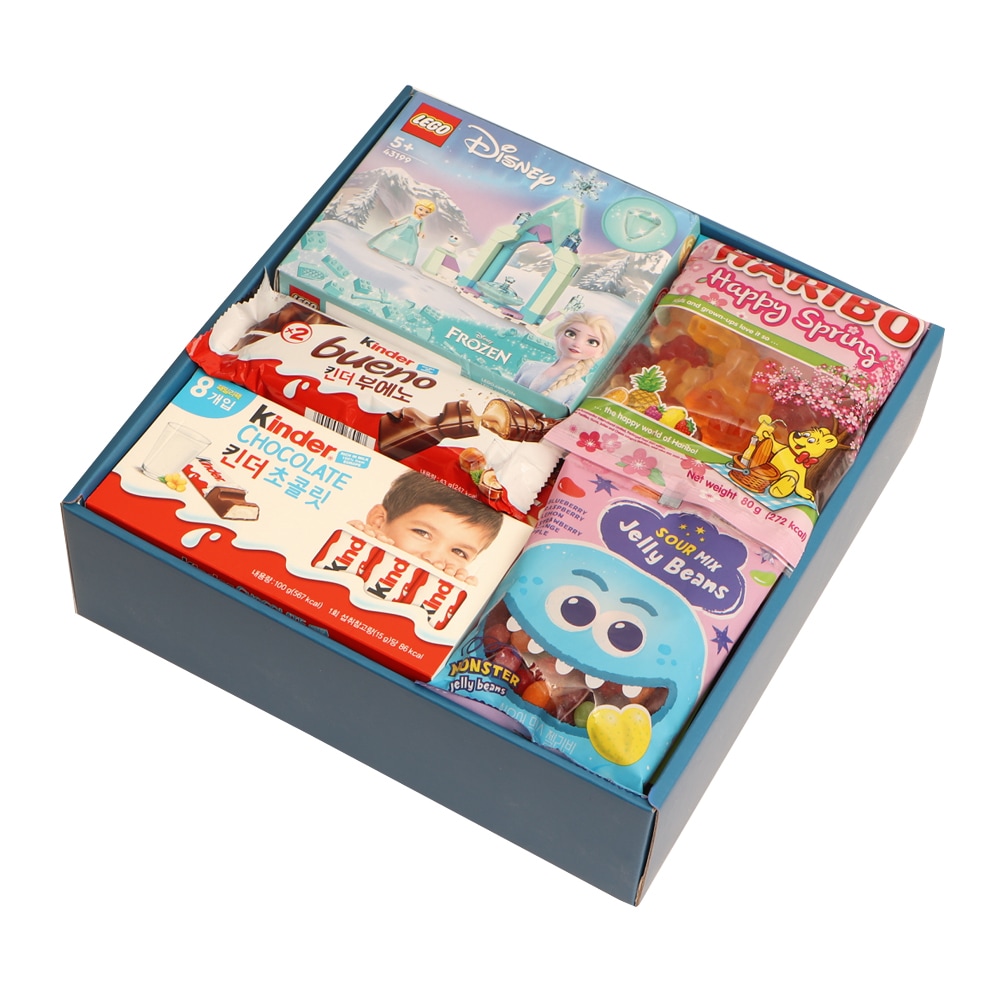 キッズエルサ レゴとゼリーチョコレート おやつ ギフトセット A47