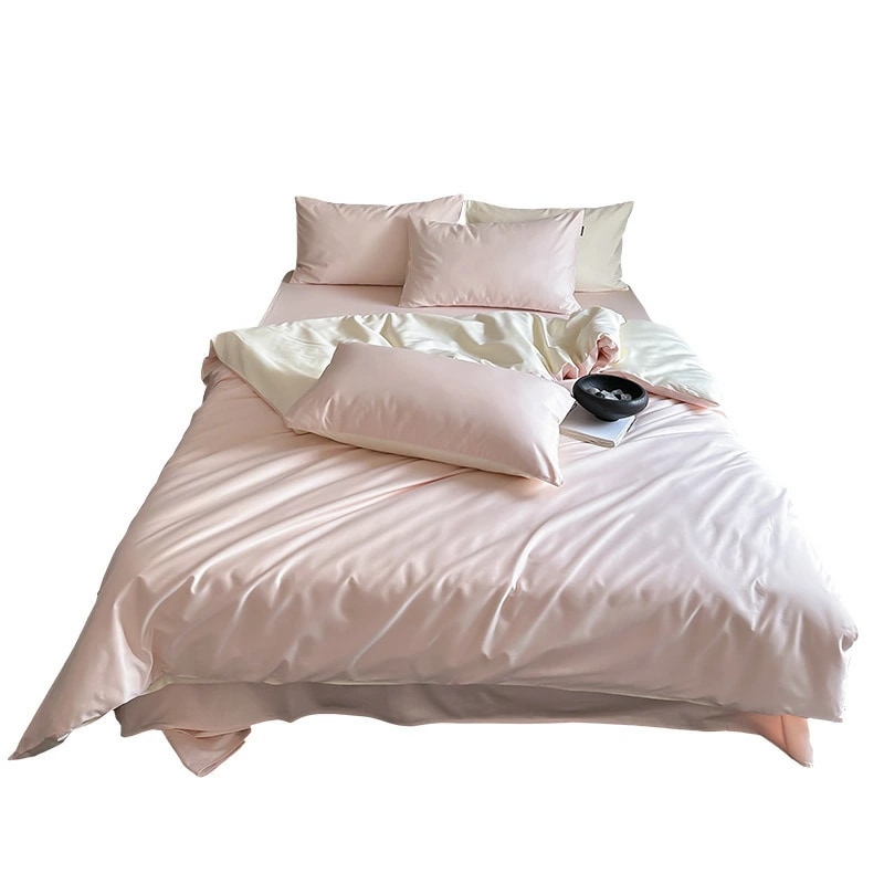 四件セット ベッドリネン 北欧 デザイン 100％ 棉 高品質 長 綿 サテン 1.8m ベッド用