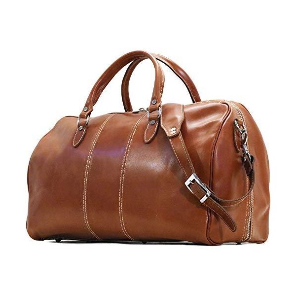 Floto Venezia Duffle Travel Bag Weekender in Tempesti Leather 並行輸入品