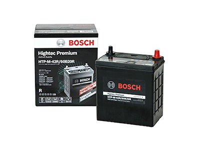 他サイト： BOSCH (ボッシュ)ハイテックプレミアム 国産車 アイドリングストップ車/充電制御車/標準車 バッテリー HTP-M-42R/60B20Rの商品画像