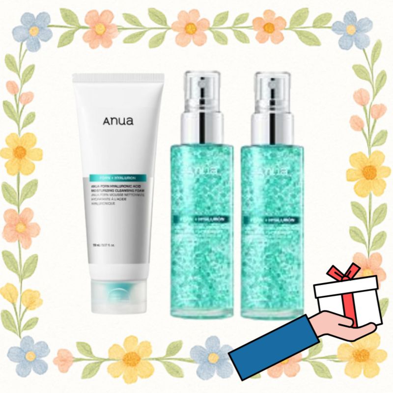 [シワケア3個セット] PDRN ヒアルロン酸 水分 クレンジングフォーム 150ml + 水分カプセルミスト 100ml +100ml [1+1] スプレー 韓国化粧品コスメ 化粧水