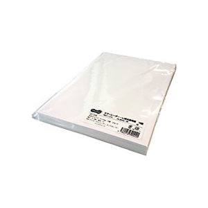 （まとめ） TANOSEE カラーレーザーIJ用名刺用紙 10面 白 1冊（100シート） 10セット