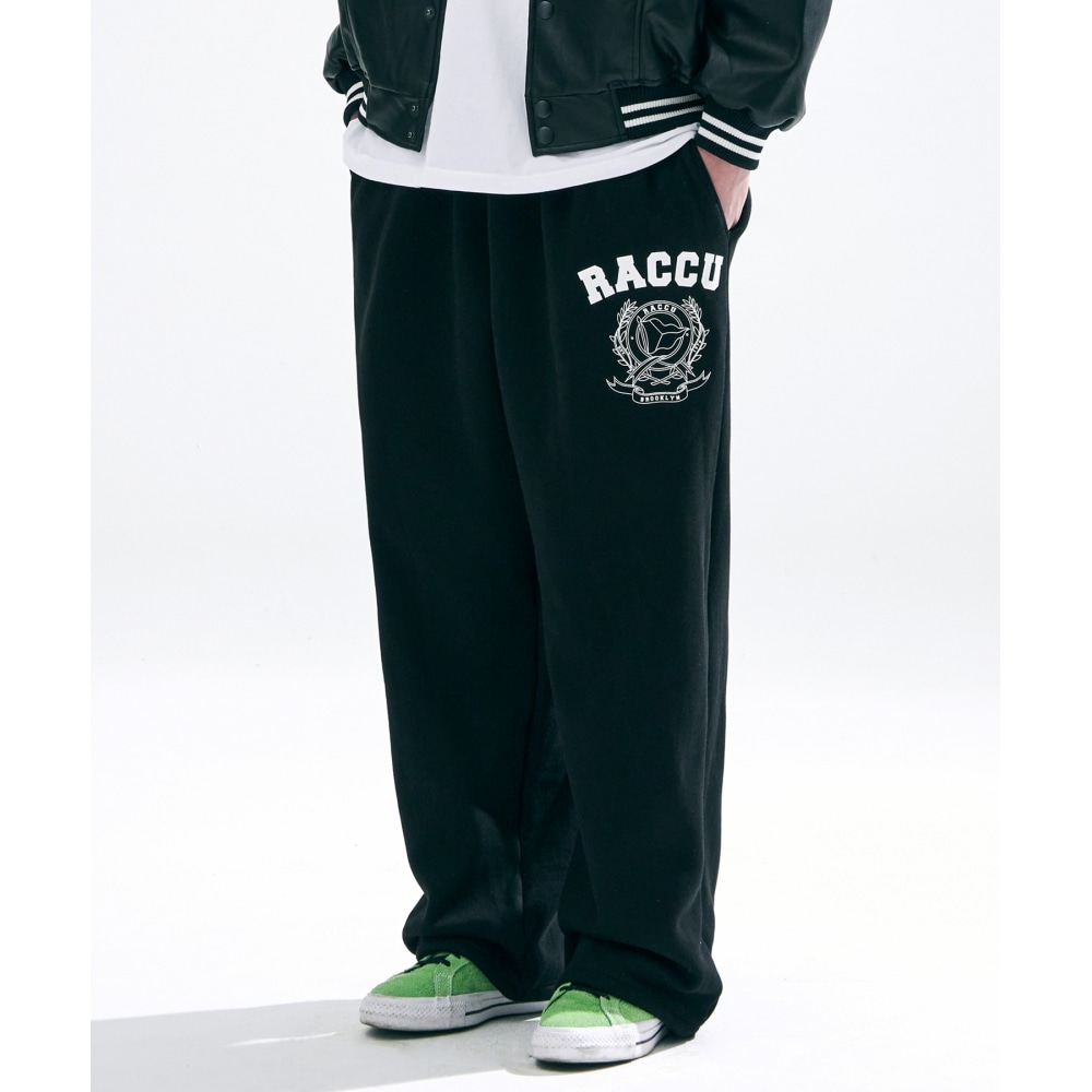 TAKEASYジャイアントフィット月桂樹ワイドパンツ（ブラック）